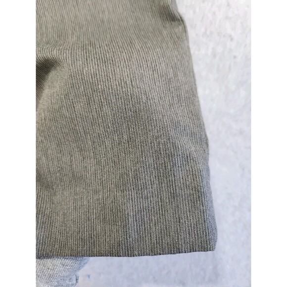 Express Photographer Dress Pants grey Womens sSZ 31/30 Flat Front Work Pinstripe - Picture 4 of 11